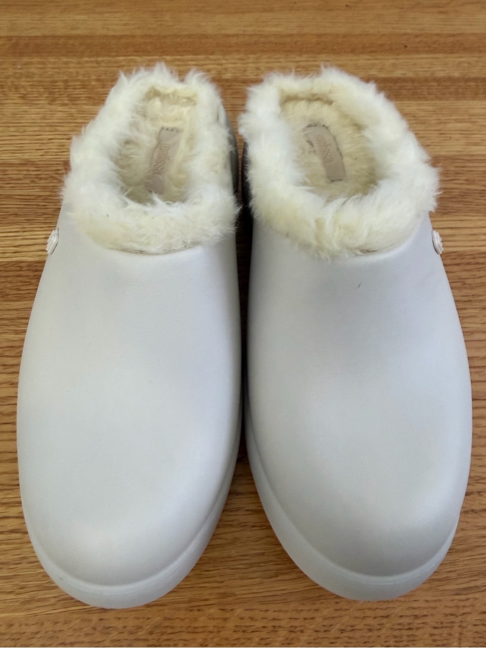 Melissa Light Beige Free Clog Fluffy Platform Shoes Womens Size 9 - Picture 3 of 9